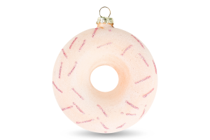 Прикраса ялинкова Пончик скло 985691