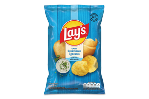 Чипси картопляні Сметана і зелень Lay's м/у 25г