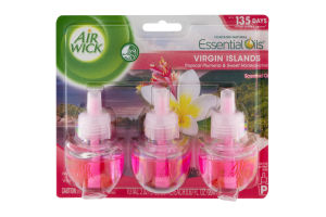 Air Wick Essential Oils Refills Virgin Islands - 3 CT