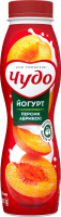 Йогурт 2.5% с наполнителем фруктовым Персик-абрикос Чудо п/бут 260г