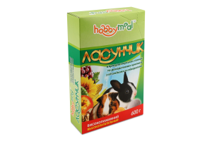 Корм д/морських свинок та декоративних кроликів Ласунчик 600г коробка Hobby Meal