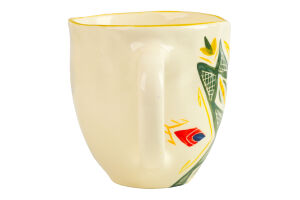 Чашка широкая 0.45л Зеленая Пасха Покутська кераміка 1шт