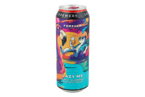 Пиво Lazy me світле нефільтроване 7% 0,5л ж/б Forever