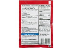 McCormick Slow Cookers Red Wine Braised Roast Seasoning Mix