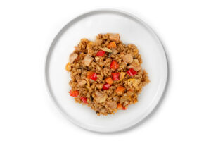 Смажений рис із куркою теріякі