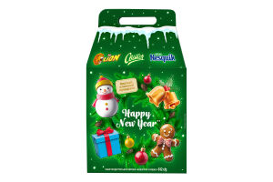 Набор кондитерских изделий Новогодние игрушки Lion&Світоч&Nesquik к/у 612г