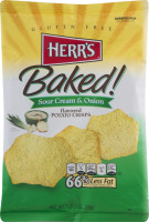 Herr's Baked! Sour Cream & Onion Potato Crisps