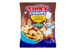 Изделия фигурные неглазированные со вкусом шоколада Tinky Travel Vale м/у 140г