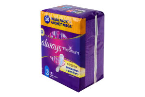 Прокладки гігієнічні ароматизовані Super Extra Platinum Always 36шт