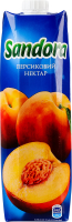 Нектар з м'якоттю пастеризований персиковий Sandora т/п 950мл