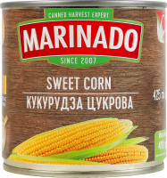 Кукуруза сахарная стерилизованная Marinado ж/б 410г