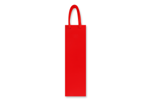 Пакет подарочный для бутылки красный однотонный №1437730 Greenwich Products Co. Limited 1шт