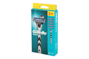 Бритва зі змінними касетами Mach 3 Gillette 1шт