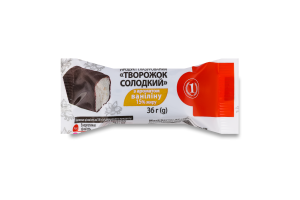 Творожок глазированный 15% сладкий с ароматом ванилина ТМ "1" м/у 36г