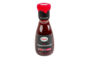Соус пастеризованный Клюквенный Руна c/бут 240г