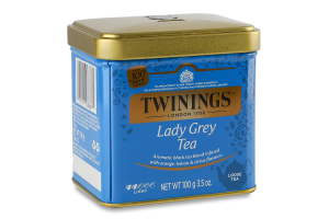Чай чорний листовий Lady Grey Twinings з/б 100г