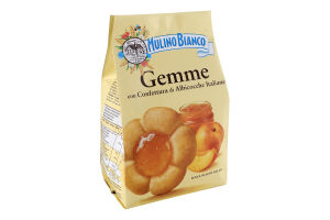 Печиво Mulino Bianco Gemme з абрикосовим джемом
