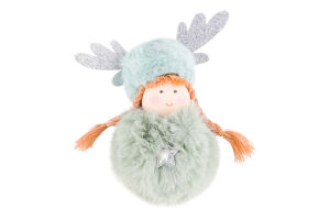 Прикраса ялинкова Дівчинка з ріжками в асортименті