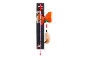 Іграшка для котів Метелик з дзвіночком 40см