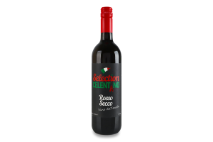 Вино 0.75л 11.5% красное сухое Rosso Secco Selection Celentano бут