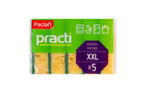 Губки кухонні XXL Paclan 5шт