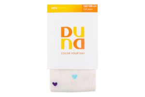 Колготки детские Duna №9064 122-128 молочный