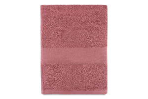 Рушник шоколадний махровий з бордюром 50*90см 400г/м2 ГМ Текстайл