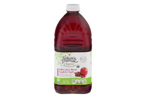 Nature's Promise Organic 100% Juice Blend Cranberry Apple