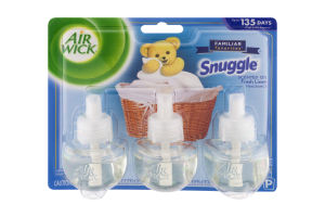 Air Wick Snuggle Scented Oil Fresh Linen - 3 CT
