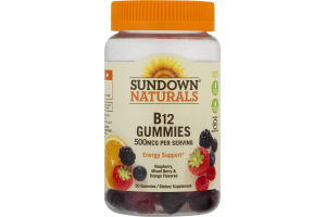 Sundown Naturals B12 Gummies 500 mcg - 50 CT