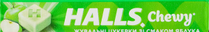 Конфеты жевательные со вкусом яблока Halls м/у 47г