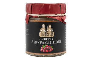 Паштет з журавлиною Ron с/б 160г