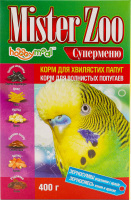 Корм д/хвилястих папуг Mister Zoo Суперменю 400г Hobby Meal