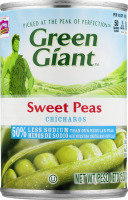 Green Giant Sweet Peas 50% Less Sodium