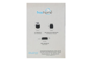 Набір для ванної кімнати білий хром №OKY-502-1 Freehome 3шт