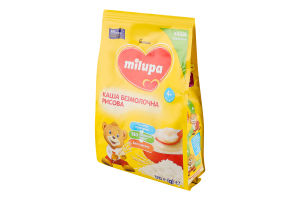 Каша безмолочна для дітей від 4міс суха рисова Milupa м/у 170г