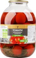 Конс Томати 7 3 л з зеленню