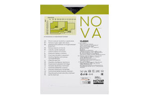 Колготки жіночі Nova Classic 20 чорний р.4