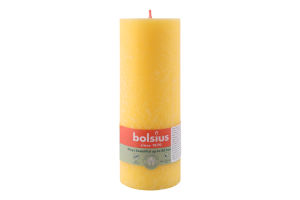 Свеча желтая 19х6.8см №103668850309 Bolsius 1шт