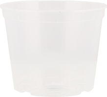 Горщик д/орхідей дренажний прозорий 19*15см 115015 Алеана