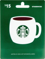 Starbucks $15 Gift Card