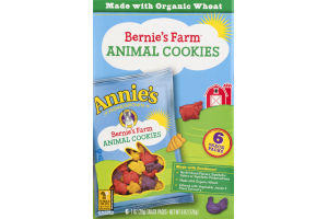 Annie's Homegrown Bernie's Farm Animal Cookies - 6 CT