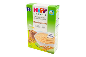 Каша безмолочна для дітей від 6міс Мультизлакова Organic Hipp к/у 200г