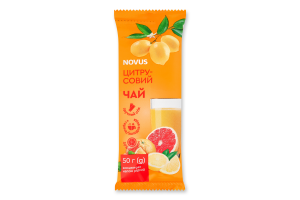 Концентрат напою рідкий пастеризований Цитрусовий Чай Novus м/у 50г