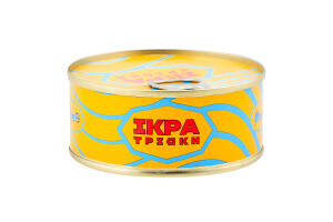 Ікра Тріски 80/90 г ж/б Пробійна солена
