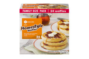 SE Grocers Homestyle Waffles - 24 CT