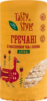Хлебцы гречневые хрустящие с чиа и киноа Tasty Style м/у 110г