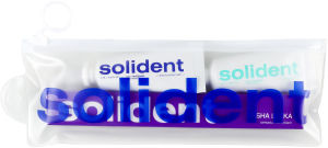 Набор для путешествий Mint + Blackcurrant Solident 4шт