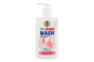 Крем-мило рідке Молоко та мед 470г з дозатором Pro Wash