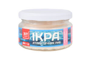 Икра атлантических рыб в белом соусе с креветкой Хіт продукт с/б 160г